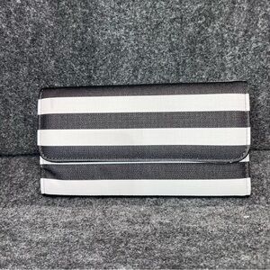 Kut From The Kloth Wallet- Black & White Stripe